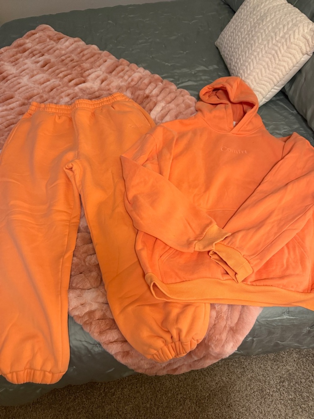 Coral  Comfrt  Hoodie & Sweatpants Set